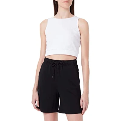Image of ONLY Women&#039;s Onlpoptrash Summer Life Loose Shorts PNT Fabric, Black, M