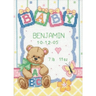 Image of Dimensions 73049 B/REC Baby Blocks, Brown, Blue, Pink, Yellow, Green, Orange