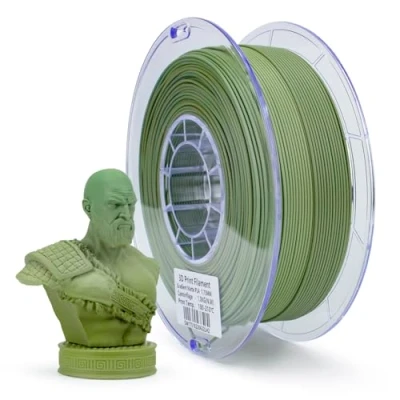 Image of ZIRO Matte Gradient 3D Printer Filament, PLA Filament 1.75mm, Multicolor Rainbow 1 kg / 2.2 lbs, Camouflage
