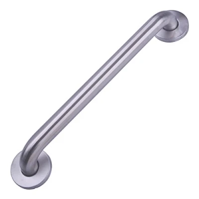 Image of Amazon Basics Sturdy Bathroom Safety Grab Bar, 0.41 m Length, 0.03 Diameter, Stainless Steel