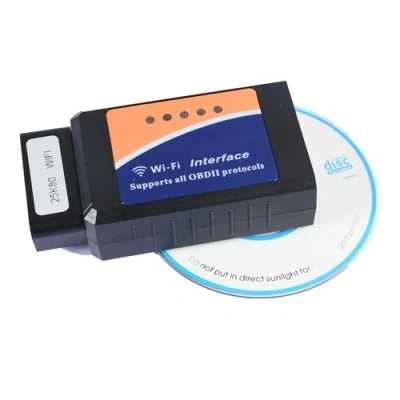 Image of OBD2 ELM 327 WiFi Adapter For Android IOS Scanner Check Engine Light Fault Code Reader Diagnostic Tool