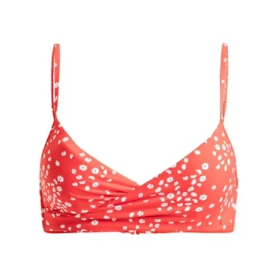 Image of Roxy Two Piece top PT Beach Classics WRAP Bra Young Womens Red XXL