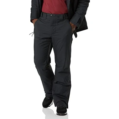 Image of Amazon Essentials Men&#039;s Waterproof Insulated Ski Trousers, Black, L