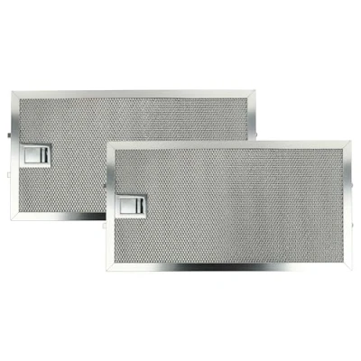 Image of vhbw 2x Filter metal Grease compatible with Miele DA 209 2, 2 EXT, 211, 219, 219 1, 1 Extractor Fan