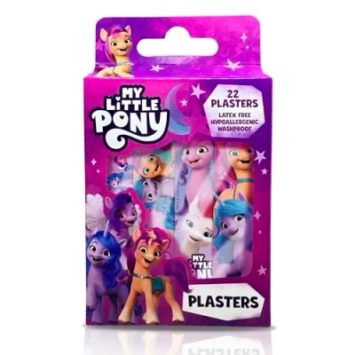 Image of My Little Pony Plasters x22 / 4 Sizes/Latex Free/Hypoallergenic/Washproof