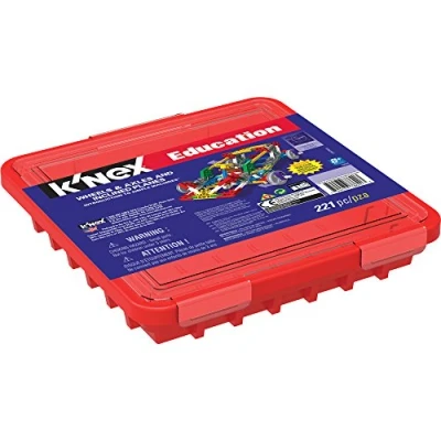 Image of K&#039;NEX STEAM Education Intro to Simple Machines: Wheels/Axles &amp; Inclined Planes Educational Toys for Kids, STEM Learning Kit, Engineering Construction Kids Ages 8+ Basic Fun 78620