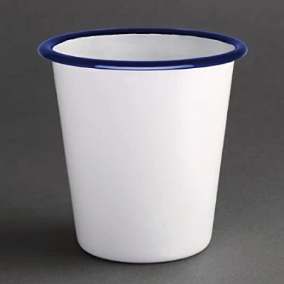 Image of Olympia Enamel Tumbler Made of Steel Heat and Chemical Resistant 310ml Pack 6