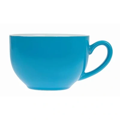Image of Olympia CAF� Cappuccino Cup Blue 340Ml Innovative Design for Better Experience