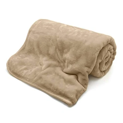 Image of NIGHTZONE Luxury Soft Faux Fur Mink Fleece Throw (Mink, Large (150 cm x 200 cm))