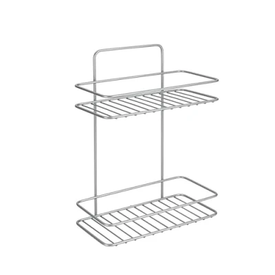 Image of Metaltex Reflex Shelf, Silver, 35 x 12.8 26.3 cm