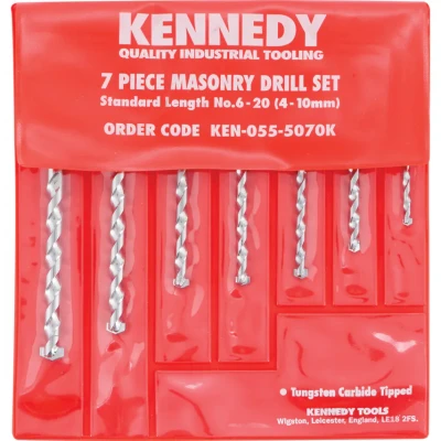 Image of Kennedy No.6 20 7 Piece Masonry Drill Set
