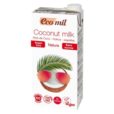 Image of (4 PACK) Ecomil Org Coconut Milk Natural 1000ml 4 PACK BUNDLE