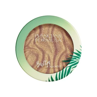 Image of Physicians Formula Murumuru Butter Highlighter, Creamy Powder Highlighter Infused with and Multi Colored Pearls for a Radiant Goddess Glow, Champagne Shade
