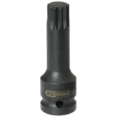Image of KS Tools 911.0950 1/2&quot; Impact bit socket for spline( XZN) screws, long, M10
