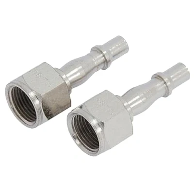 Image of Dapetz ® 2PC Air Line Hose Bayonet Connectors 1/2&quot; BSP Female Thread Quick Release Airline Compressor Fitting Coupler Set