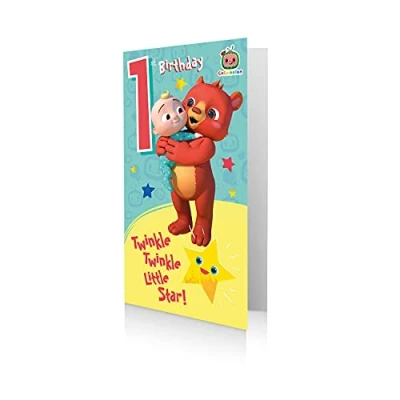 Image of CoComelon Birthday Card, Age 1, 1st