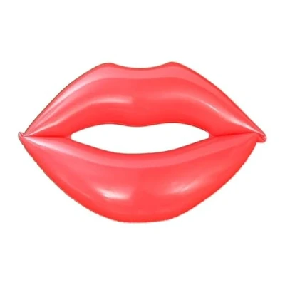 Image of Inflatable Glitters Lips Pool Float Raft Swimming Floating Lounger