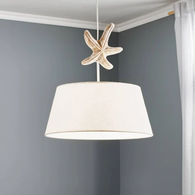 Image of Stellina Starfish Cylindrical Pendant Ceiling Light, E27