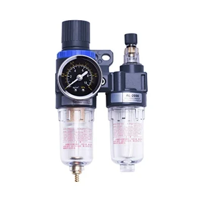 Image of 1/4&quot; Air Filter Regulator Compressor,Water Oil Separator Trap for Tool System