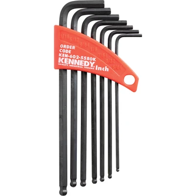 Image of Kennedy Imperial L Wrench Ball Driver Set (7 Piece)