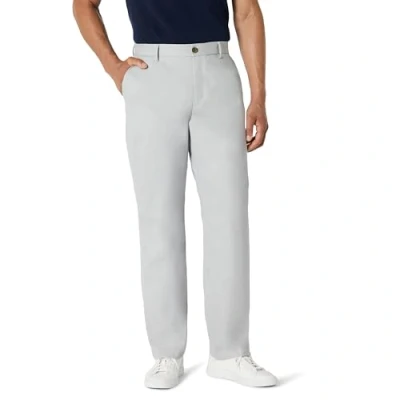 Image of Amazon Essentials Men&#039;s Classic Fit Wrinkle Resistant Flat Front Chino Trouser (Available in Big &amp; Tall), Light Grey, 34W / 31L