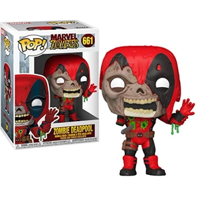 Image of Funko POP! Marvel Zombies Deadpool Collectable Vinyl Figure Gift Idea Official Merchandise Toys for Kids &amp; Adults Comic Books Fans Model Collectors and Display
