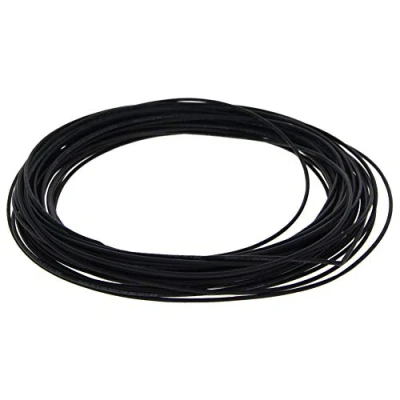 Image of Othmro 1pc Heat Shrink Tubing, 0.8mm ID Tube Electric Insulation Tube, 2:1 Ratio Sleeving Cable Protector—Black (Length: 10m)