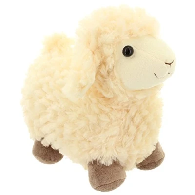 Image of Super Soft Cuddly Toy Sheep by Embrace Standing 28cm