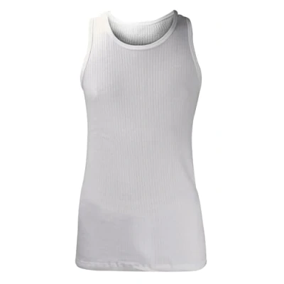 Image of HEAT HOLDERS Mens Winter Warm Cotton Thermal Underwear Sleeveless Vest (Large (41 43&quot; Chest), White)