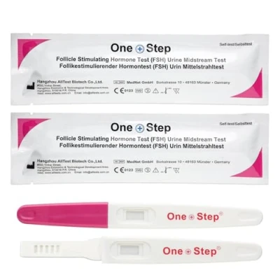 Image of 2 x Female Fertility Tests Menopause Testing Kit FSH Midstreams