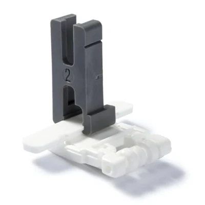 Image of Prym Zipper Foot, White, Grey, 9.81 x 8.4 1.2 cm