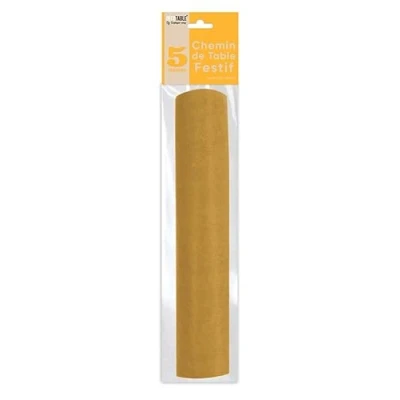Image of Plain Woven Table Runner 5 m Yellow
