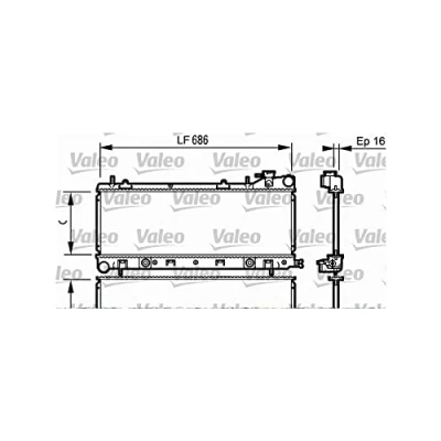 Image of 45111FC340, 45111FC360, 45199FC020, 45199FC361 Engine radiator KOYORAD PL091164 SUBARU: Impreza I Saloon, Forester