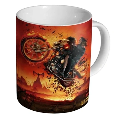 Image of Green Listing LTD Bat Out of Hell Theatre Advertising Ceramic 11oz Tea Coffee Mug/Cup