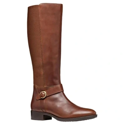 Image of Geox Women&#039;s D Felicity C Fashion Boot, Brown, 5.5 UK