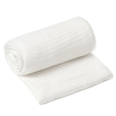 Image of Clair de Lune Soft Cotton Cellular Baby Cot Blanket 150 x 100 cm (White)