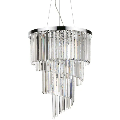 Image of Carlton 12 Light Pendant Chrome, E14