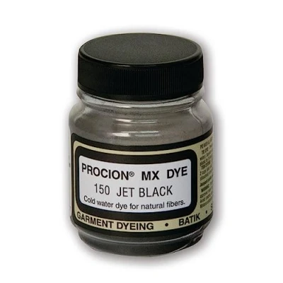 Image of Jacquard Procion MX Dye, Jet Black Fibre Reactive Fabric and Textiles Colourant 18.71g