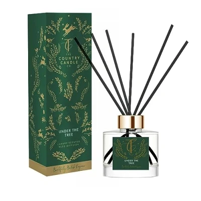 Image of The Country Candle Co. Woodland Range Reed Diffuser Under Tree