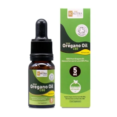 Image of Organic Wild Oregano Oil C80 Advanced Undiluted Mediterranean 80%+ Carvacrol &amp; Low Thymol 5ml