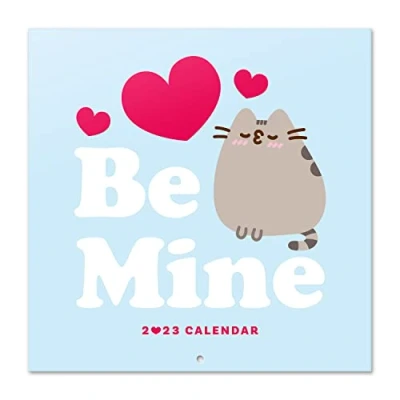 Image of Grupo Erik Pusheen Wall Calendar 2023 12&#039; X FSC 12 Month Planner Square Family Gifts + 4 Bonus Months