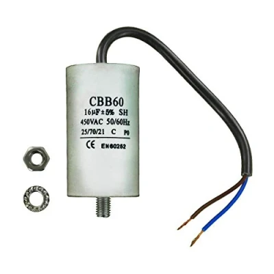 Image of Paxanpax PLD050 Universal Capacitor 16uF / 16MFD, 450VAC 18cm Cable