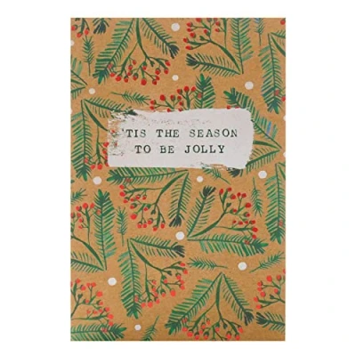 Image of Box of 8 The Season To Be Jolly Samaritans Charity Christmas Cards In Wallet 557009