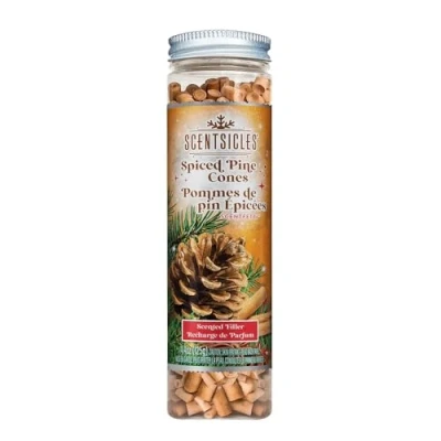 Image of Scentsicles Scentfetti Spiced Pine Cones Scented Filler 125g Christmas and Autumn Fragrance for Home Seasonal Scent Add to Decorative Displays, Sachets, Wax Warmers