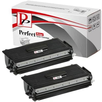 Image of 2 Black Compatible TN3060 Laser Toner Cartridges For Brother Printer DCP 8040 DCP8045D HL 5130 HL5140 HL5150 HL5150D HL5170dn MFC 8440 MFC8840D