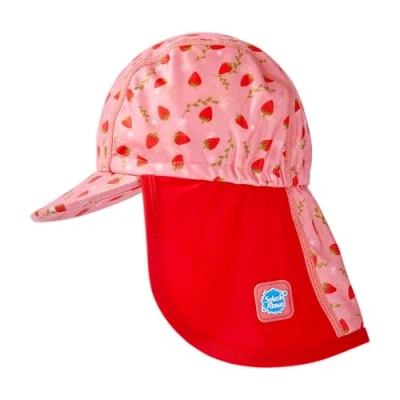 Image of Splash About Kids Legionnaire Sun Hat, Strawberry Field 3 6 Years