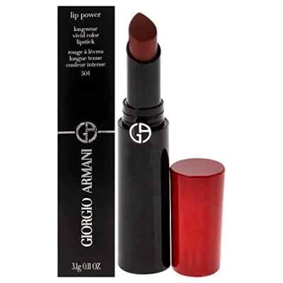 Image of Giorgio Armani Lip Power Lipstick Flirt 504