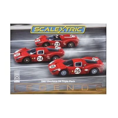 Image of Scalextric 1967 Daytona 24 Triple Pack 1:32 Car