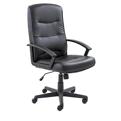 Image of Office Hippo Desk Chair, Ergonomic Contemporary Adjustable For Extra Comfort With Reclining Backrest, Computer Chair Lock Tilt Recline 8 Hour Use Black