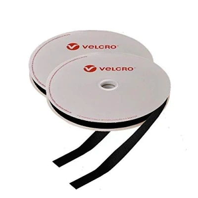 Image of 30mm Velcro® Brand Hook &amp; Loop Black Sew On 2m